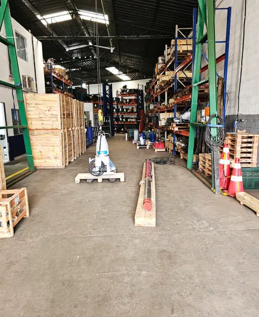 Galpão interno da AWA Equipamentos